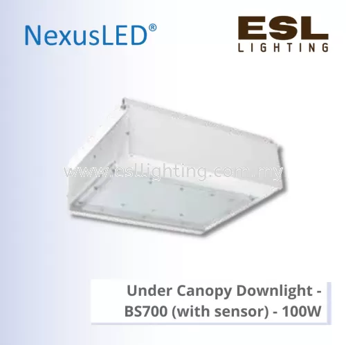 NEXUSLED UNDER CANOPY DOWNLIGHT - BS700 (with sensor) 100W BS700-100-C12