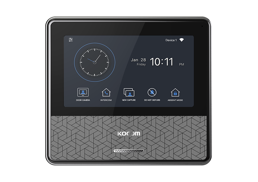 Kocom DP-KCV-S701IP2W & KC-S81M1P - 2Wired Video Intercom