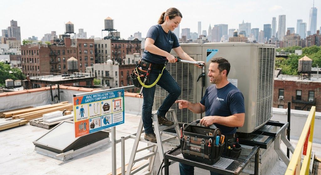 HVAC installation tool safety compliance guide