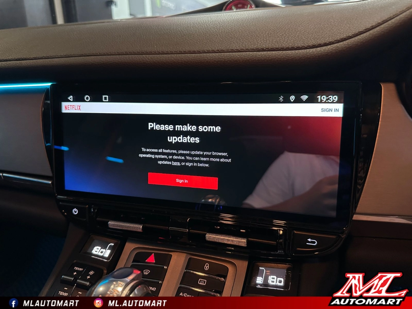 Porsche Panamera 970 Horizontal Style Android Monitor (12.3") 