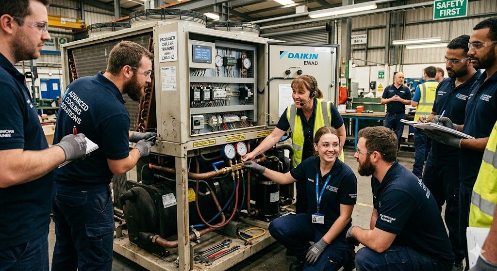 Industrial packaged chiller training