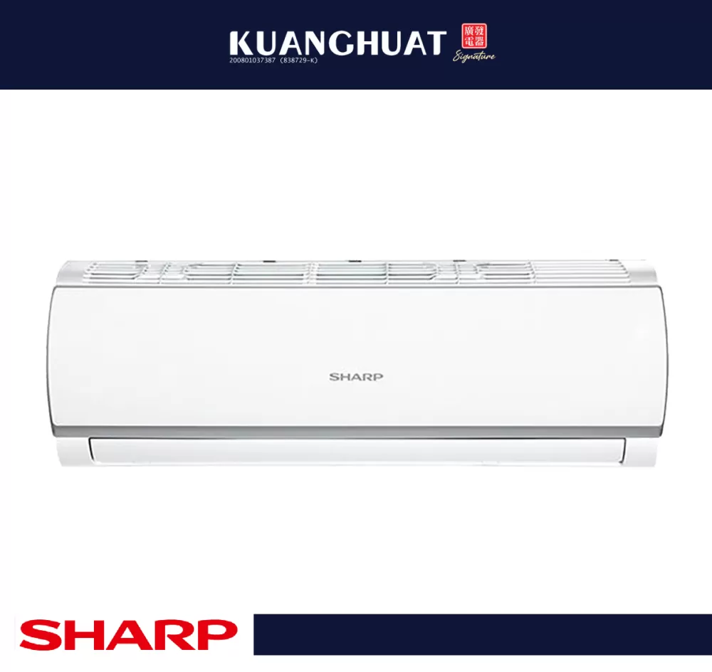 SHARP 1.0HP Non-Inverter Air Conditioner (R32) AHA9WCD2