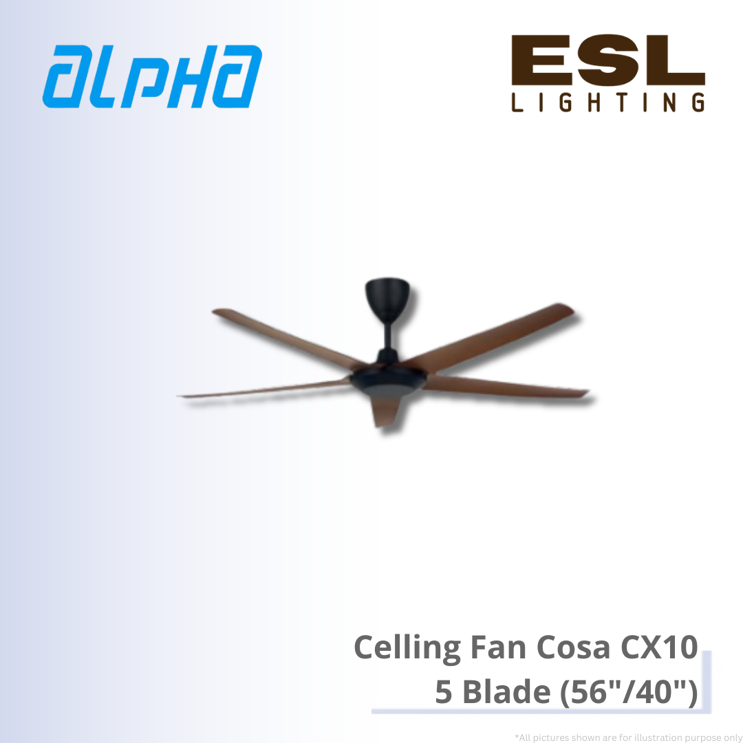 ALPHA Celling Fan Cosa CX10 - 5 Blade (56"/40")