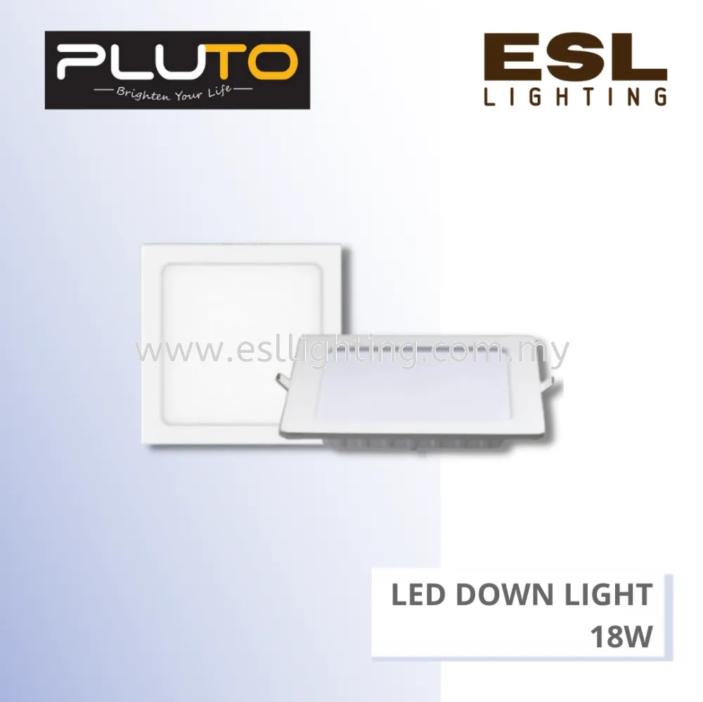 PLUTO LED Down Light Square 18W - PLT333-18W