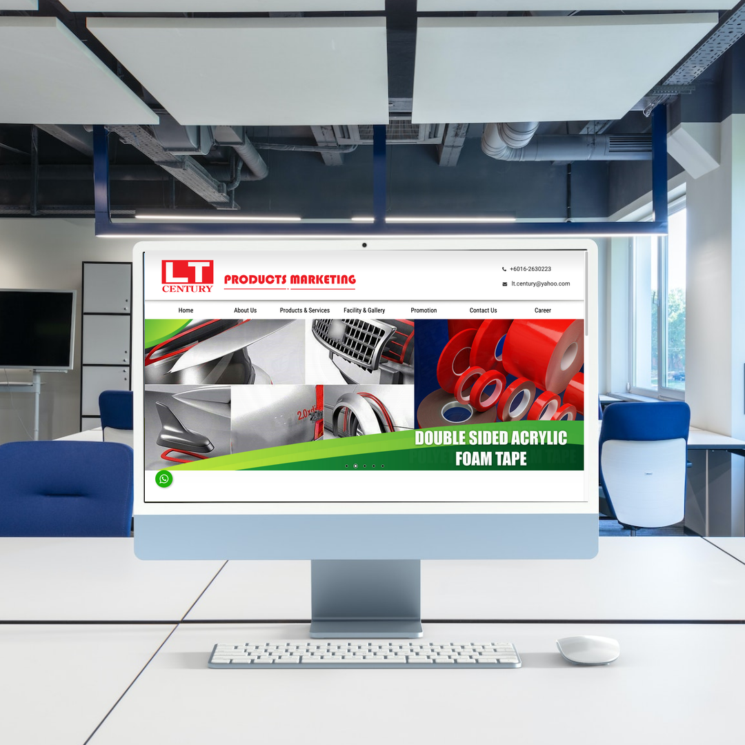 Industrial Tape Supplier Website Design & SEO | Kuala Lumpur