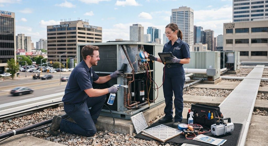 Commercial air conditioning preventive maintenance