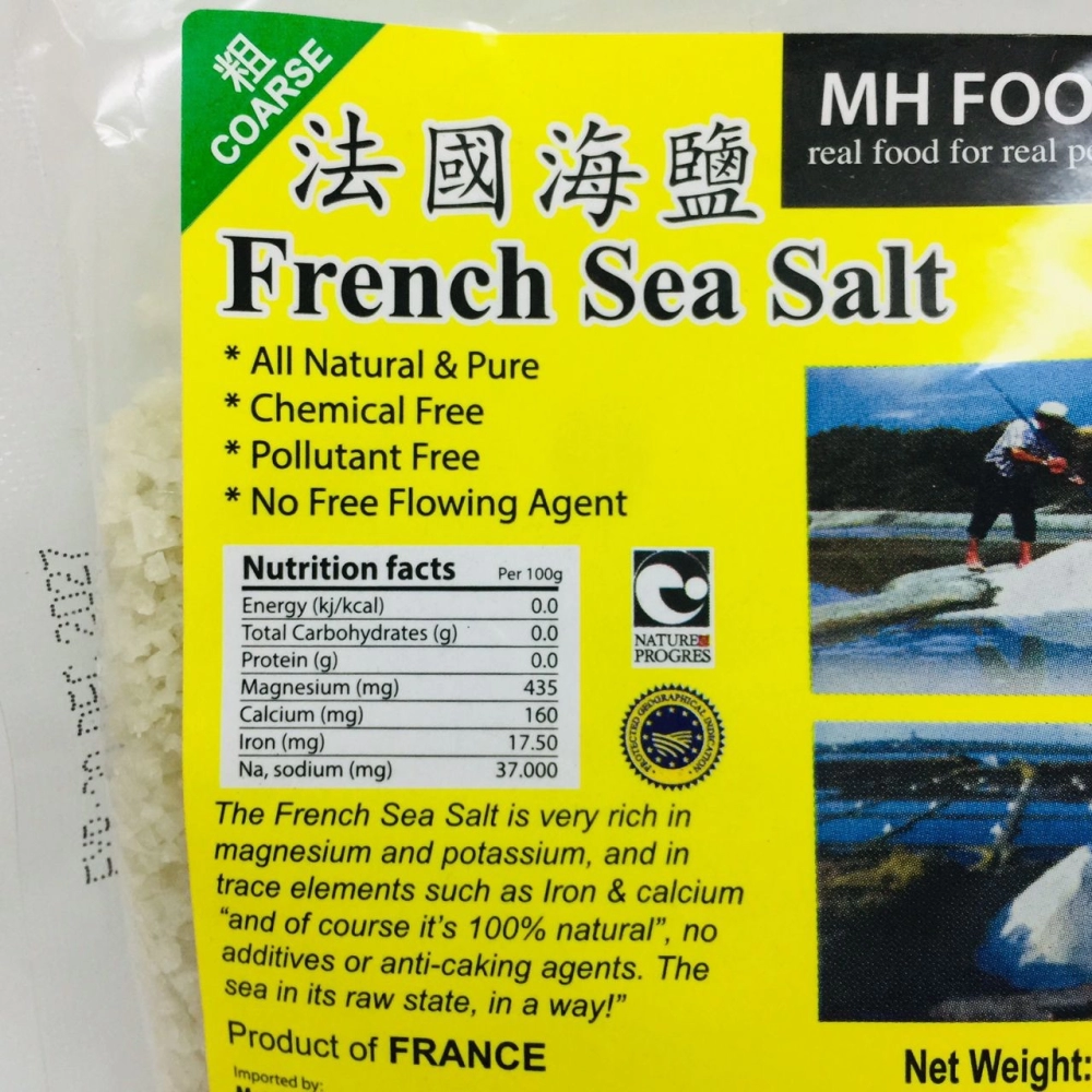 MH Food French Coarse Sea Salt 法國有機海鹽（粗） 200g