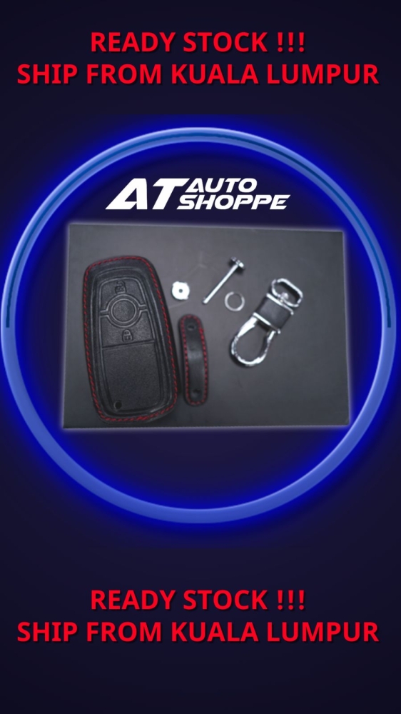 LEATHER CAR REMOTE KEY FOR FORD RANGER 2019-2021 T8 NEXT GEN 2023 T9 ...