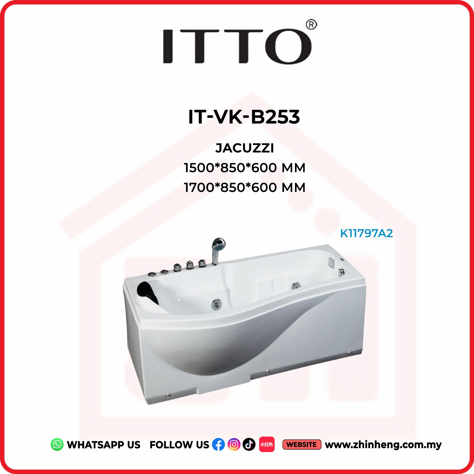 ITTO JACUZZI  IT-VK-B253