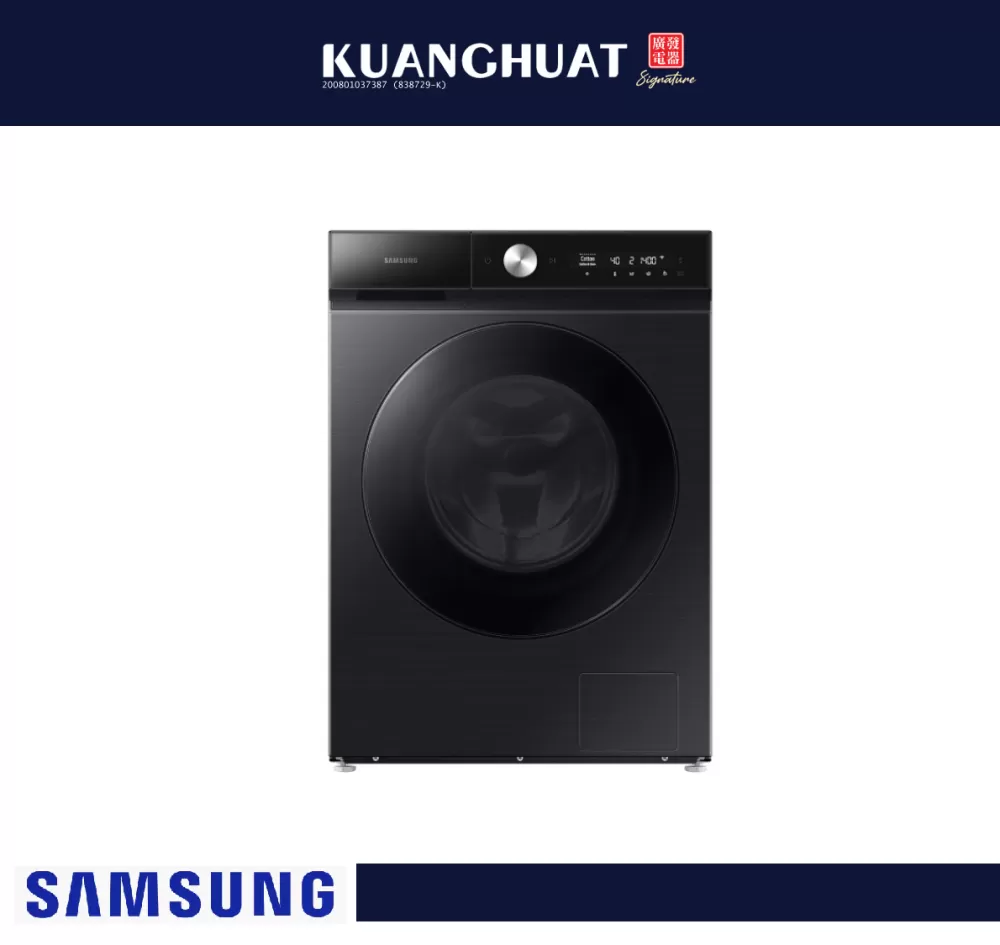 [PRE-ORDER 7 DAYS] SAMSUNG BESPOKE AI 13/8kg Front Load Washer Dryer with AI Ecobubble and AI Wash WD13BB944DGBFQ