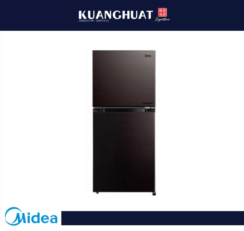 [PRE-ORDER 7 DAYS] MIDEA 200L 2 Door Inverter Refrigerator MDRT268MTB28-M