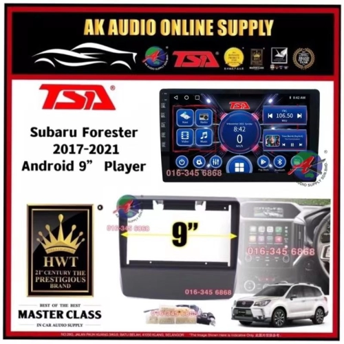 [ MTK 2+32GB  ] TSA Subaru Forester 2017 - 2021 Android 9'' inch Car player Monitor