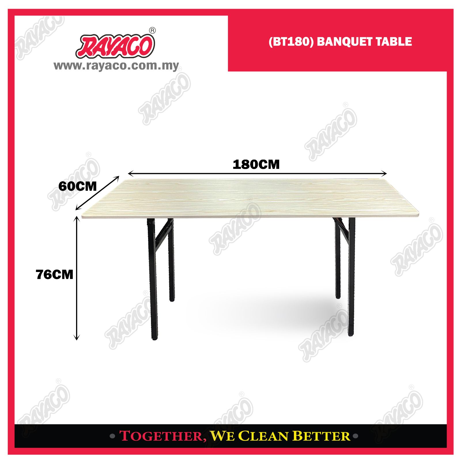(BT180) BANQUET TABLE