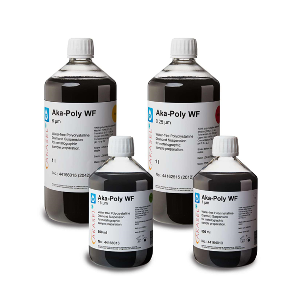 Akasel Polishing Consumables (Diamond Suspensions) Aka-Poly WF Series