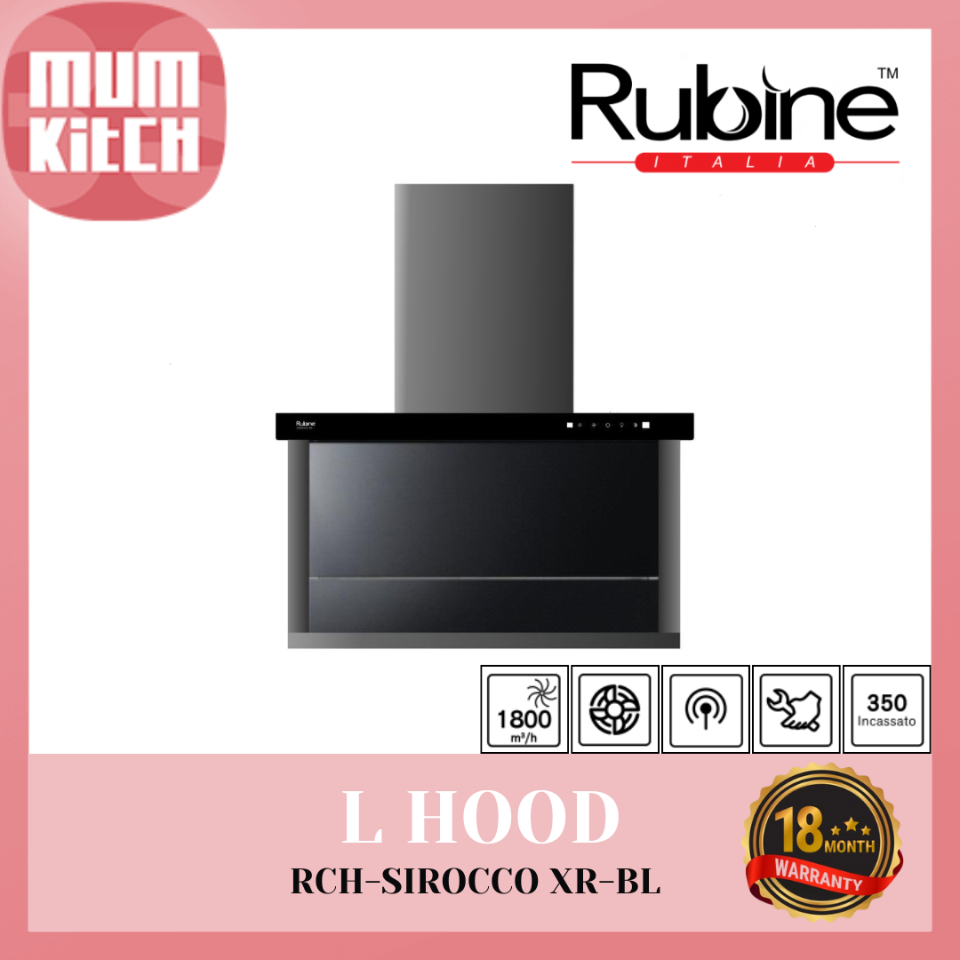 Rubine Cooker Hood RCH-SIROCCO XR-BL