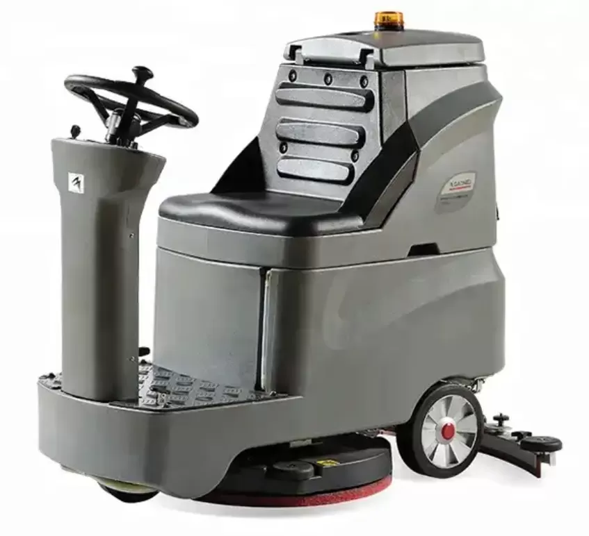 GAOMEI GM-AC SMALL RIDE ON SINGLE BRUSH AUTO FLOOR SCRUBBER MACHINE