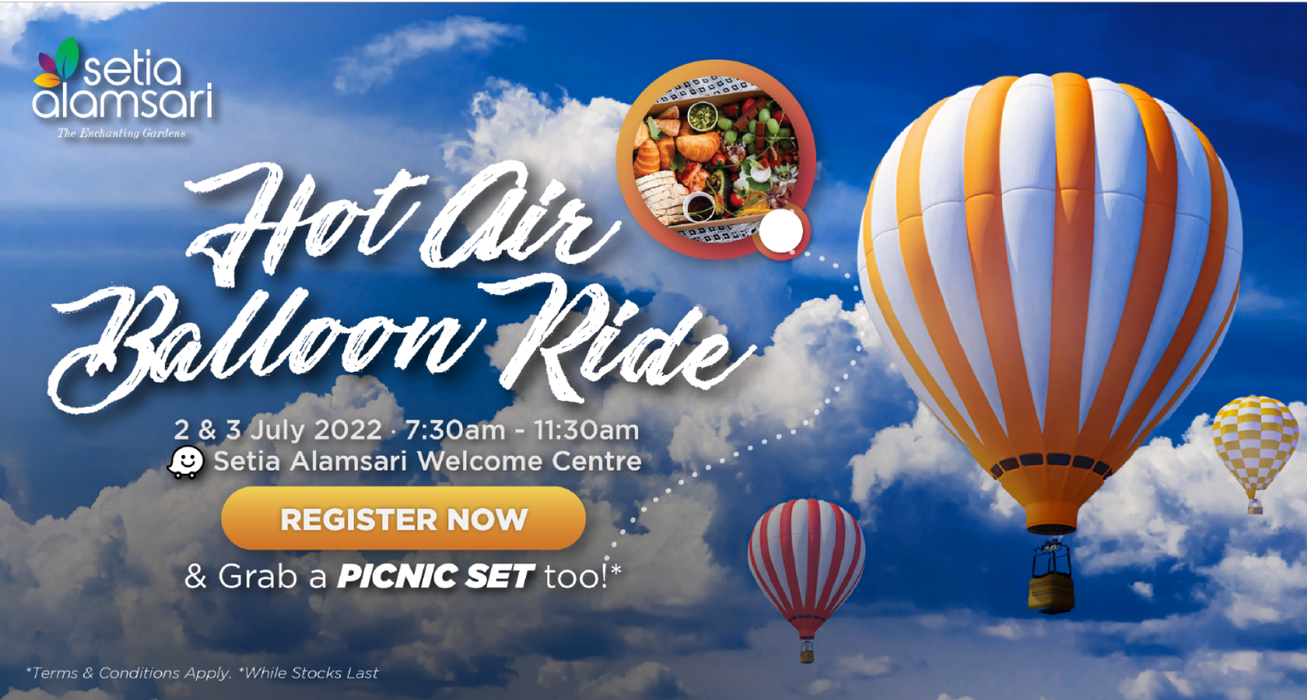 SP SETIA: Hot Air Balloon Ride Event Collaterals @ Setia Alamsari