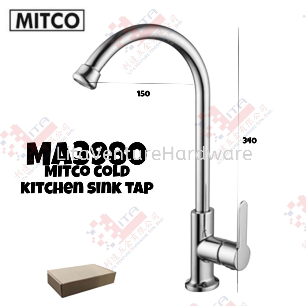 MITCO BRAND KITCHEN SINK TAP - MA3980