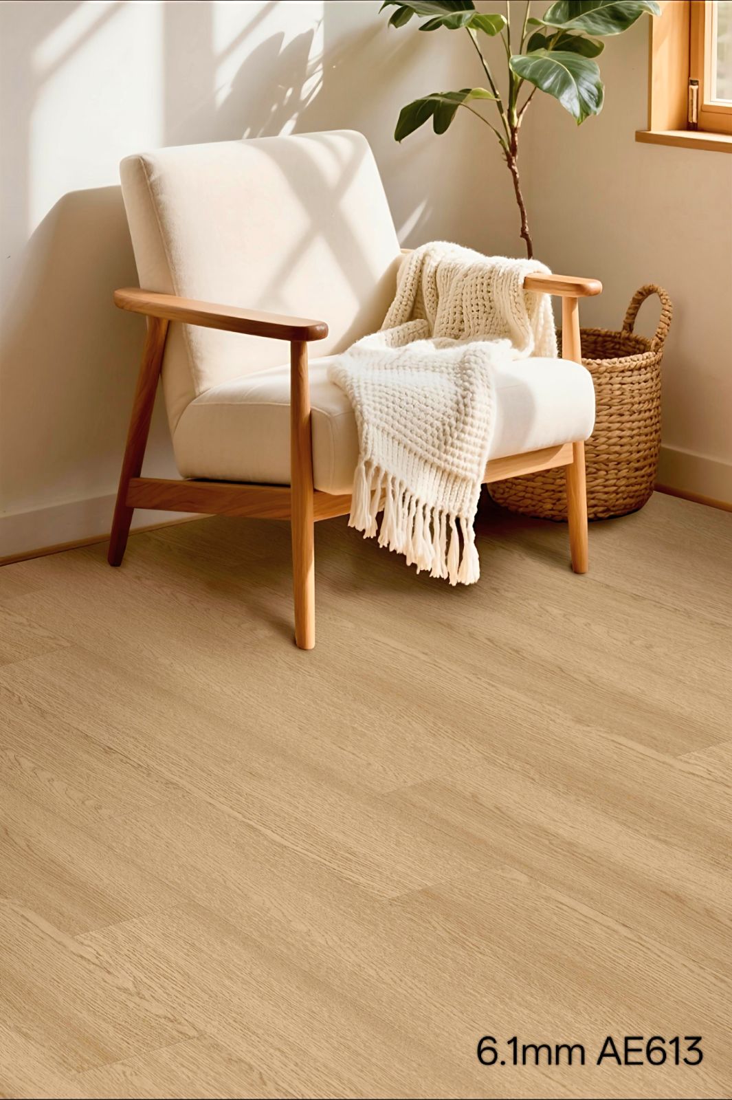 SPC FLOORING 6.1MM CODE AE613