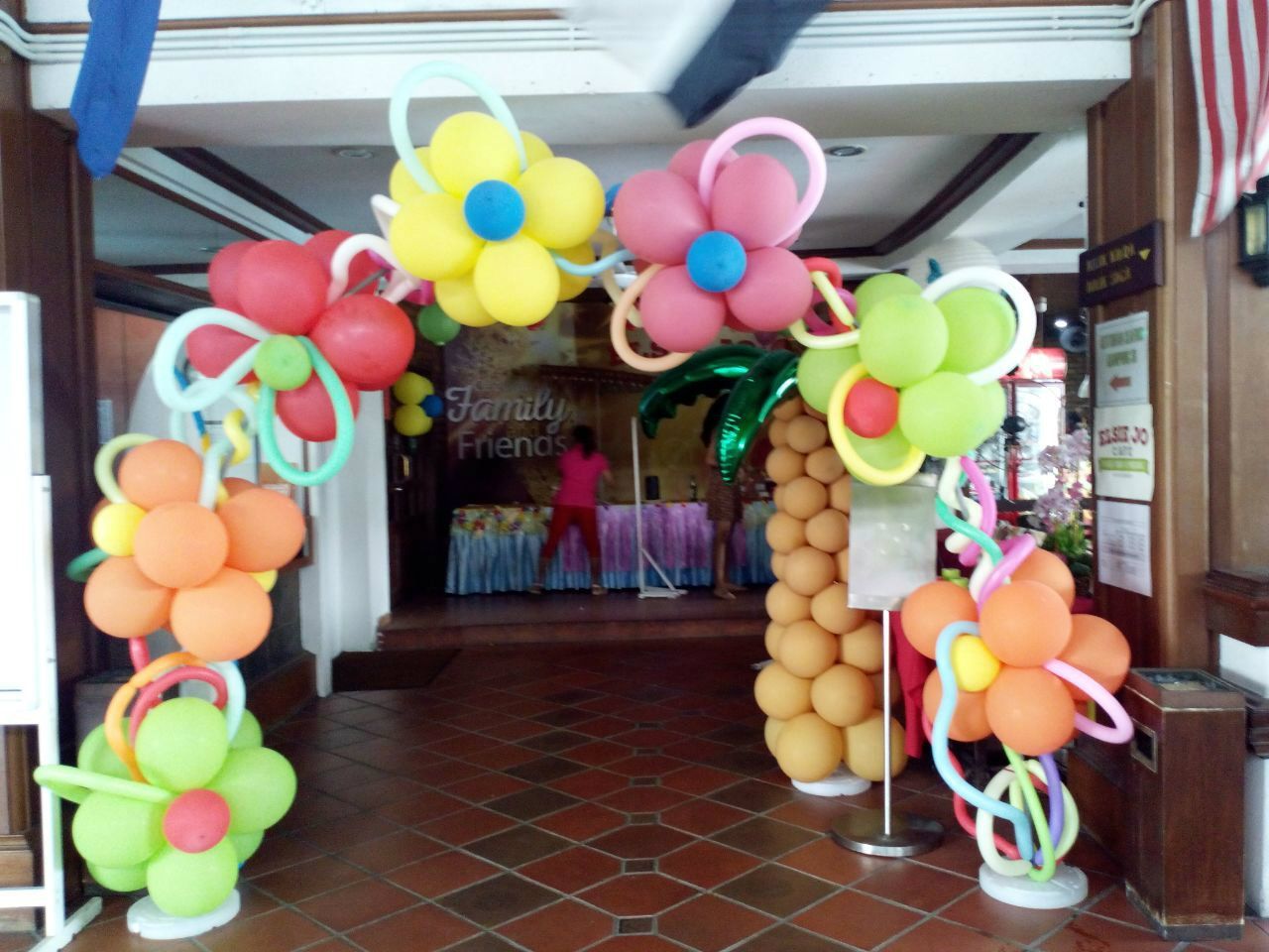 Flower Balloon Arch