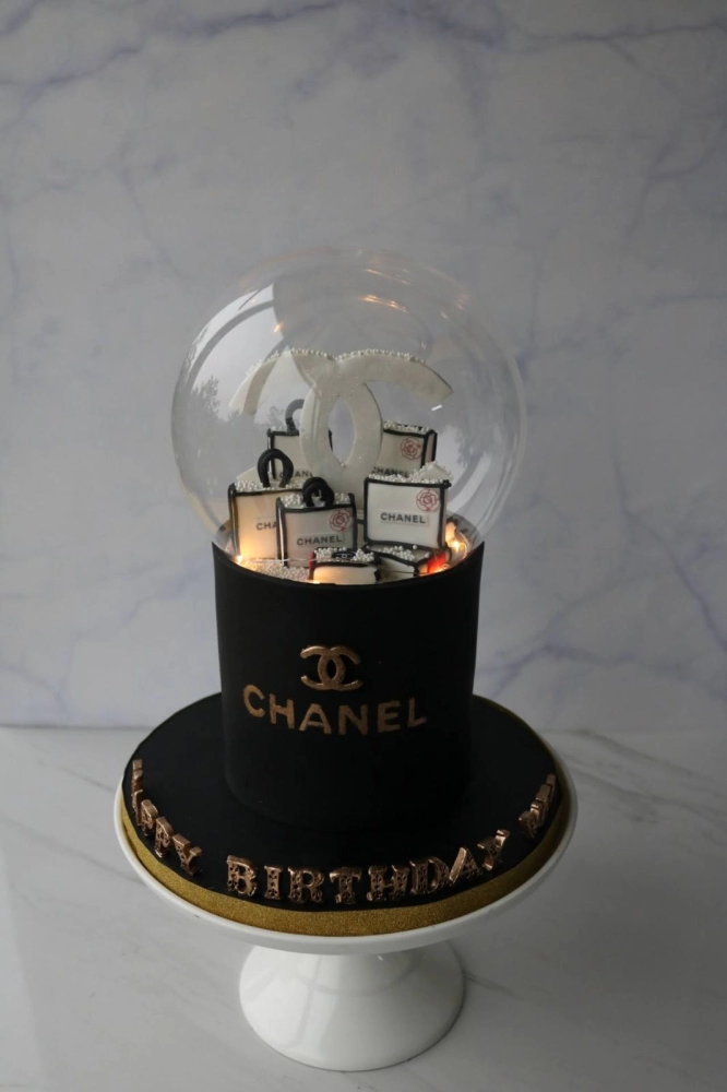 Chanel Globe Cake