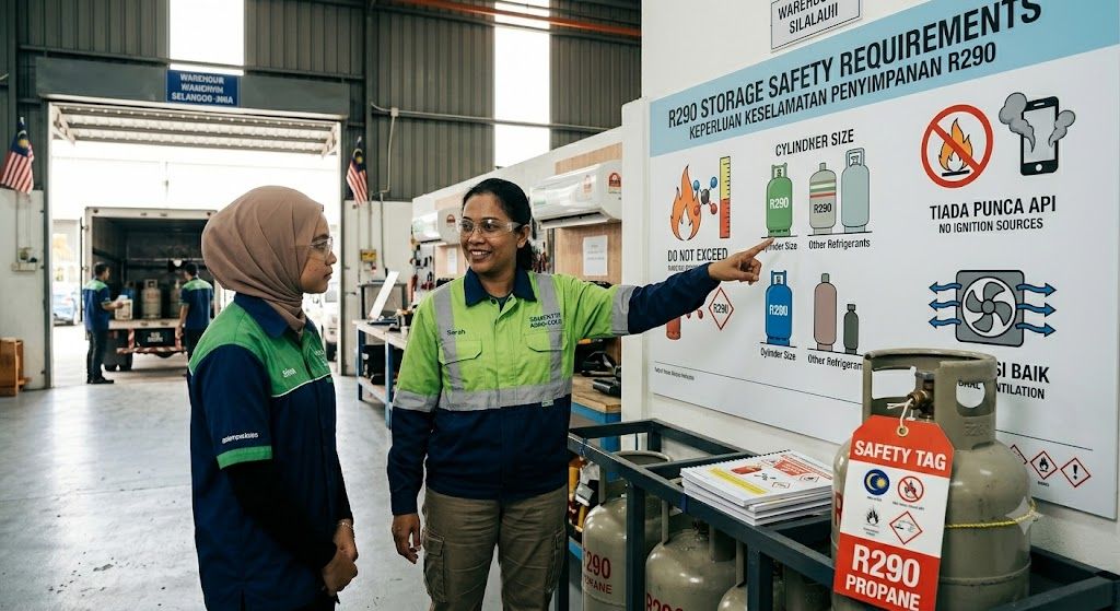 R290 storage safety requirements