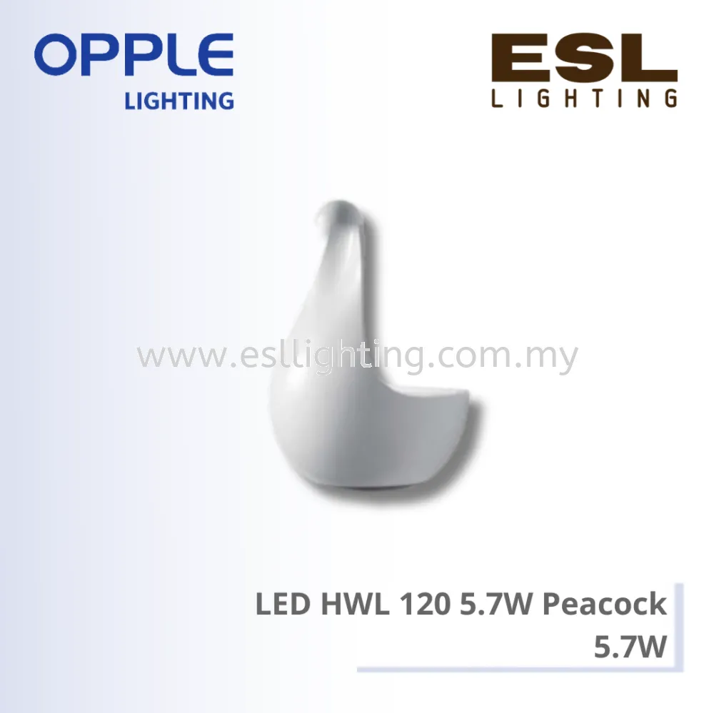 OPPLE LED HWL 120 5.7W Peacock Wall Light