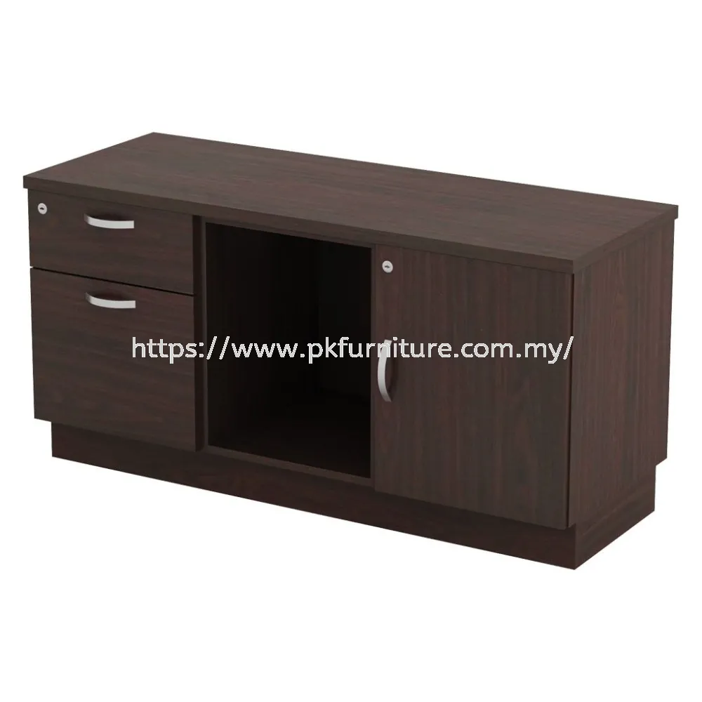 Storage Series - SC-YLP-6122 - Fixed Pedestal 1D1F + Open Shelf + Swinging Door (L)