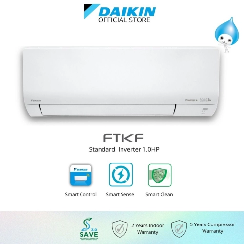 DAIKIN Standard Inverter Air Conditioner 1.0HP