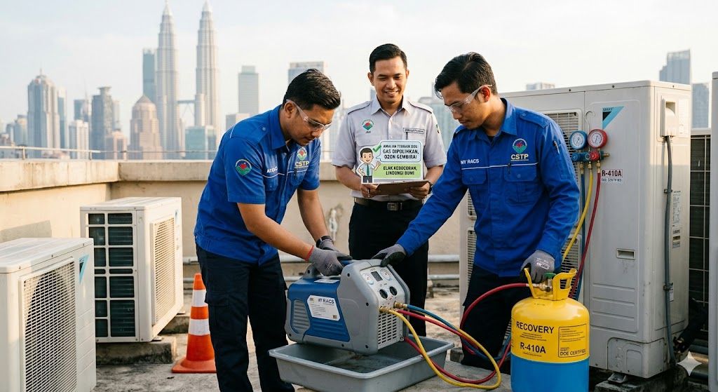 refrigerant leak containment practices Malaysia DOE