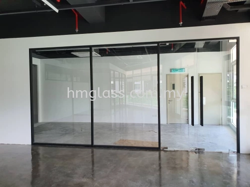 Glass Door Partition 