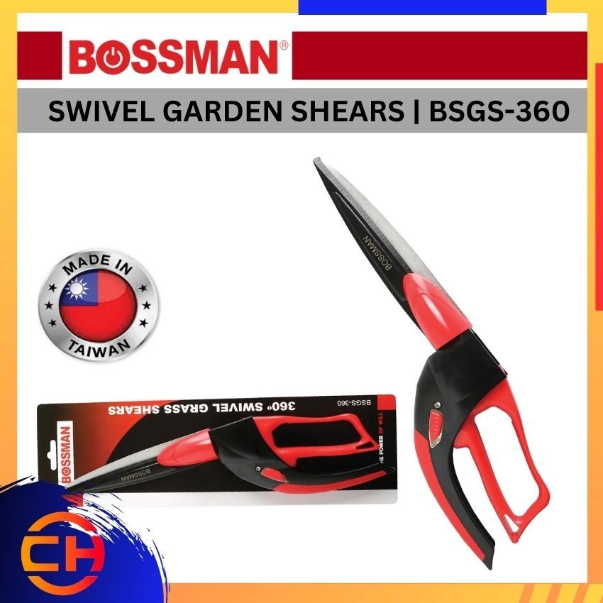 BOSSMAN FOLDING SAW & GARDEN SHEARS BSGS - 360 SWIVEL GARDEN SHEARS