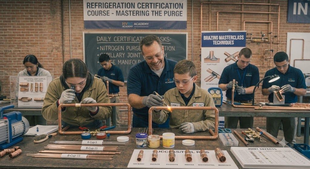 brazing techniques HVAC training course