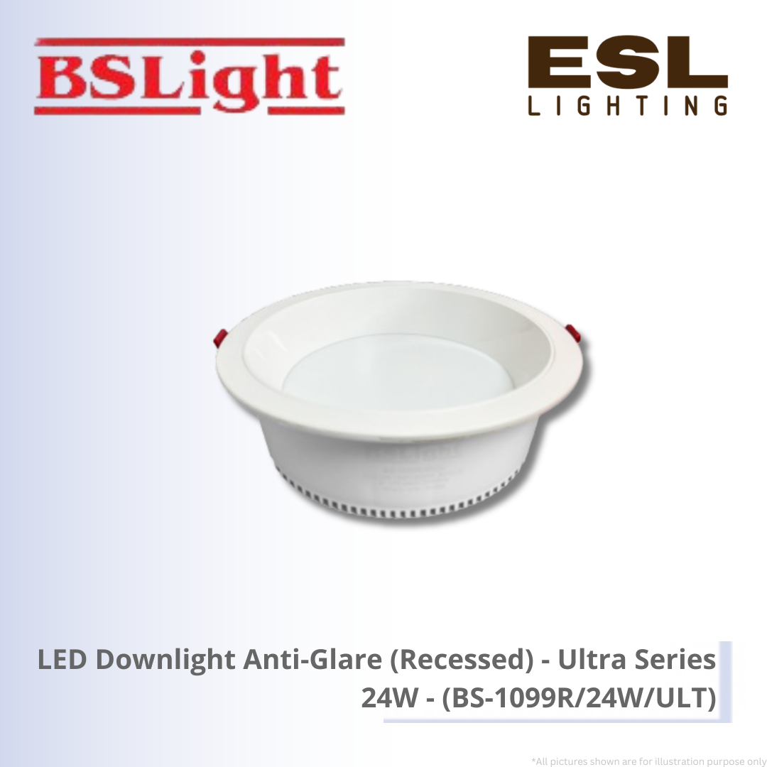 BSLight LED Downlight Anti-Glare (Recessed) Ultra Series 24W - BS-1099R/24W/ULT [SIRIM]