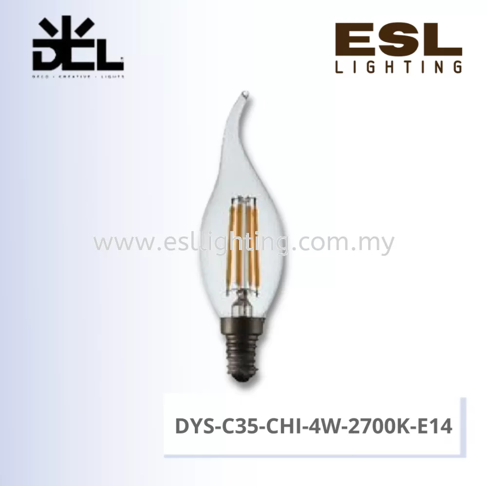 DCL LED FILAMENT CHILI BULB E14 4W - DYS-C35-CHI-4W-2700K-E14