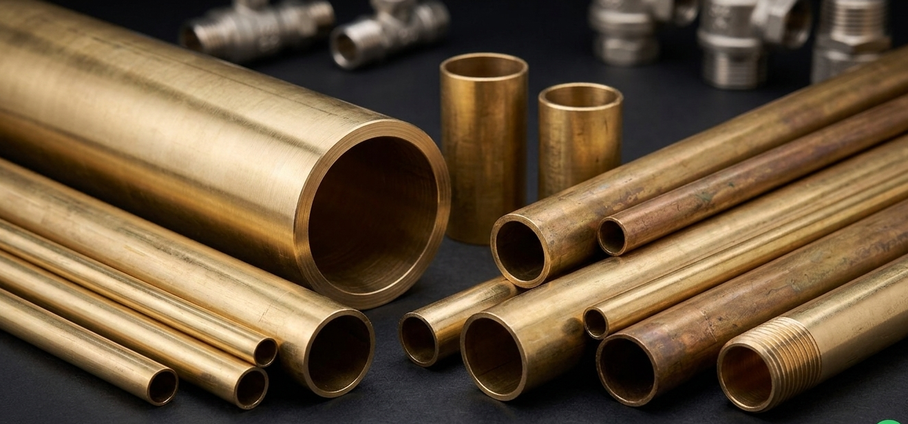 BRASS PIPES/TUBES 1 3/4"