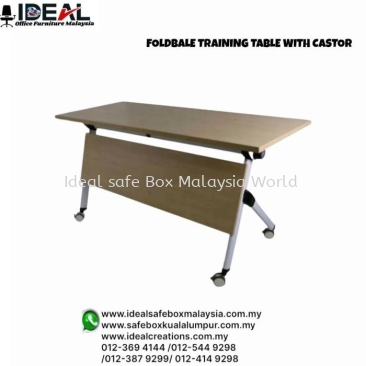 Office Tables Foldable Series Foldable Training Table With Castor