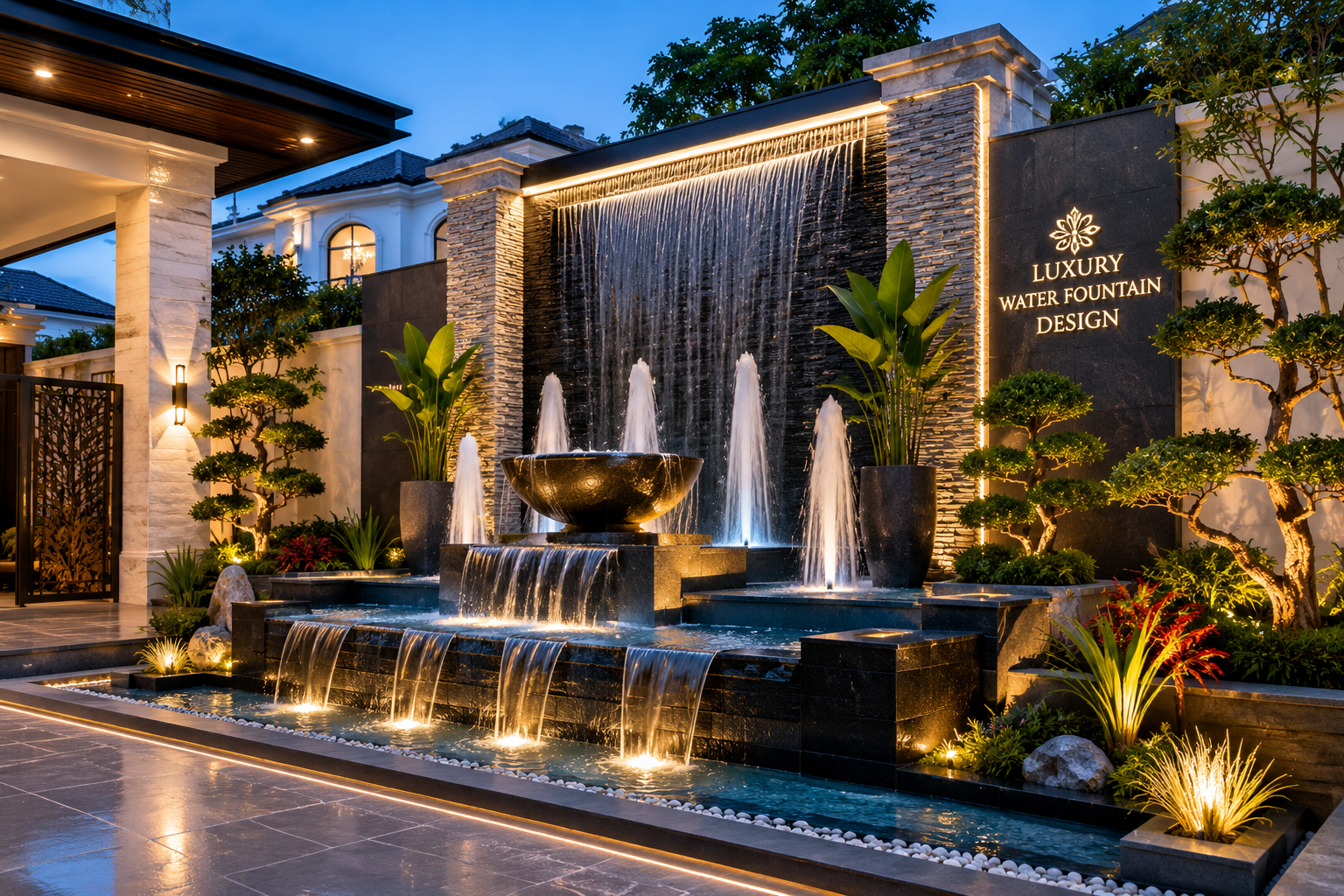 Luxury Water Fountain Design Malaysia