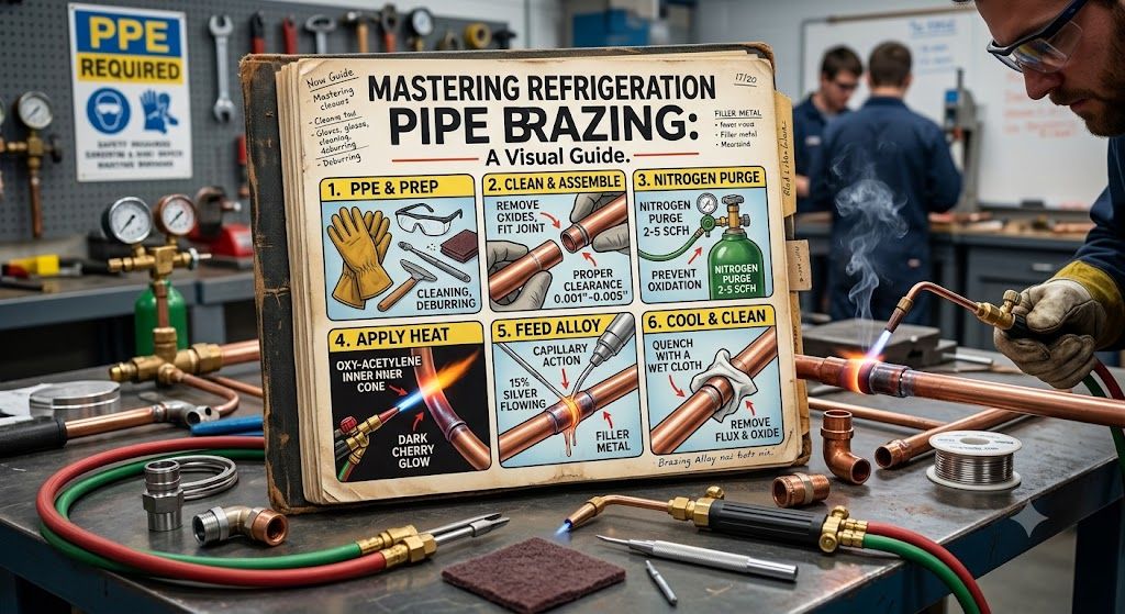 refrigeration pipe brazing guide