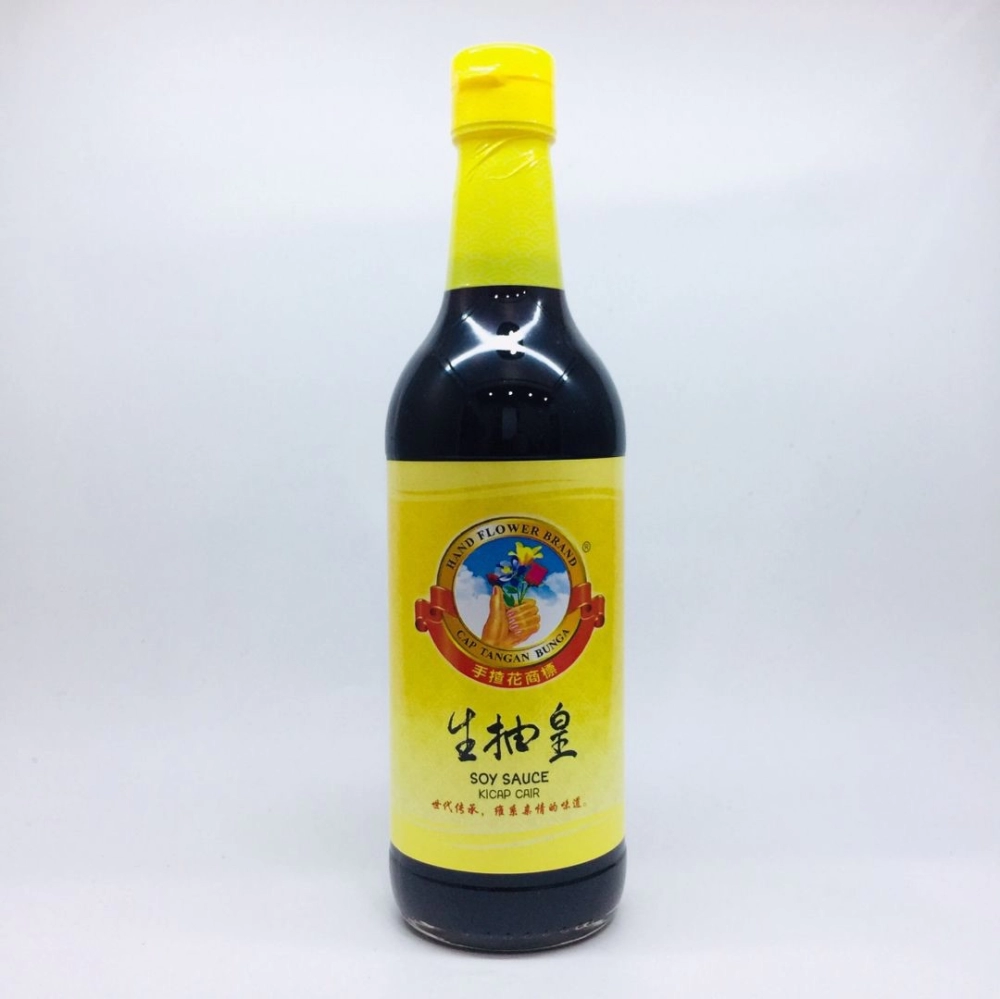 Hand Flower Brand Soy Sauce 手揸花生抽皇500ml