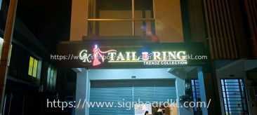 Outdoor 3D Box Up LED Frontlit Lettering Signage at Klang