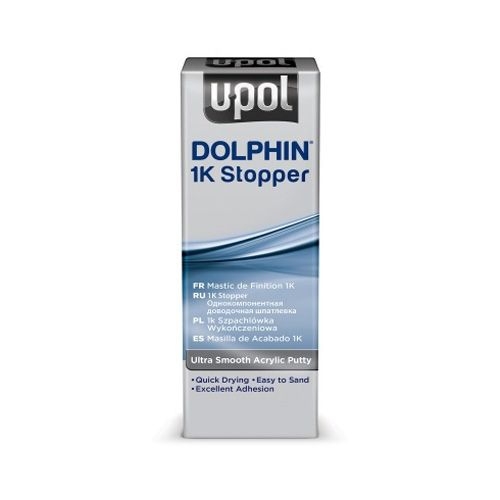 Dolphin 1K Stopper Ultra Smooth Acrylic Putty | High-Fill Automotive Finishing Putty | Easy Sanding & Superior Adhesion