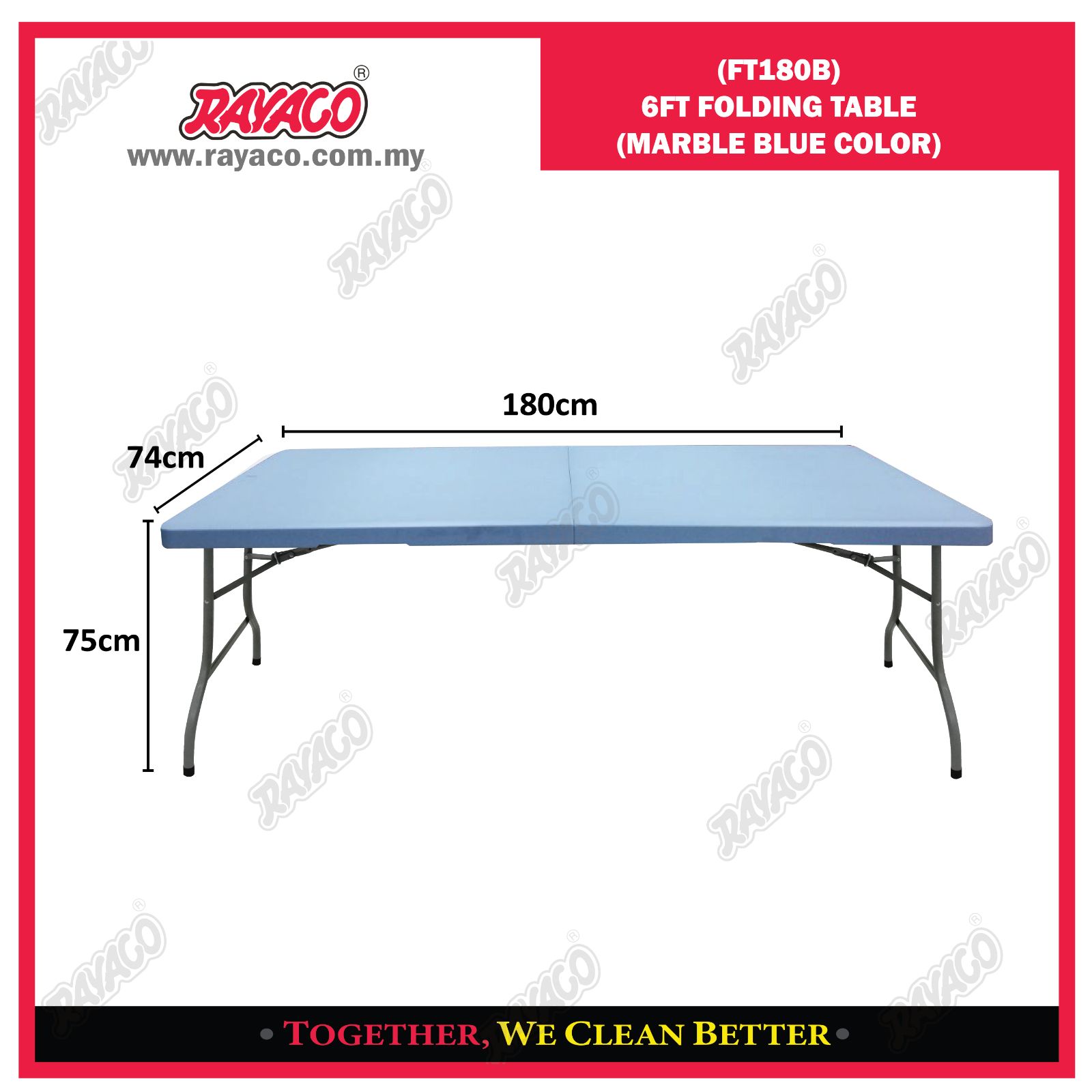 FT180B FOLDING TABLE