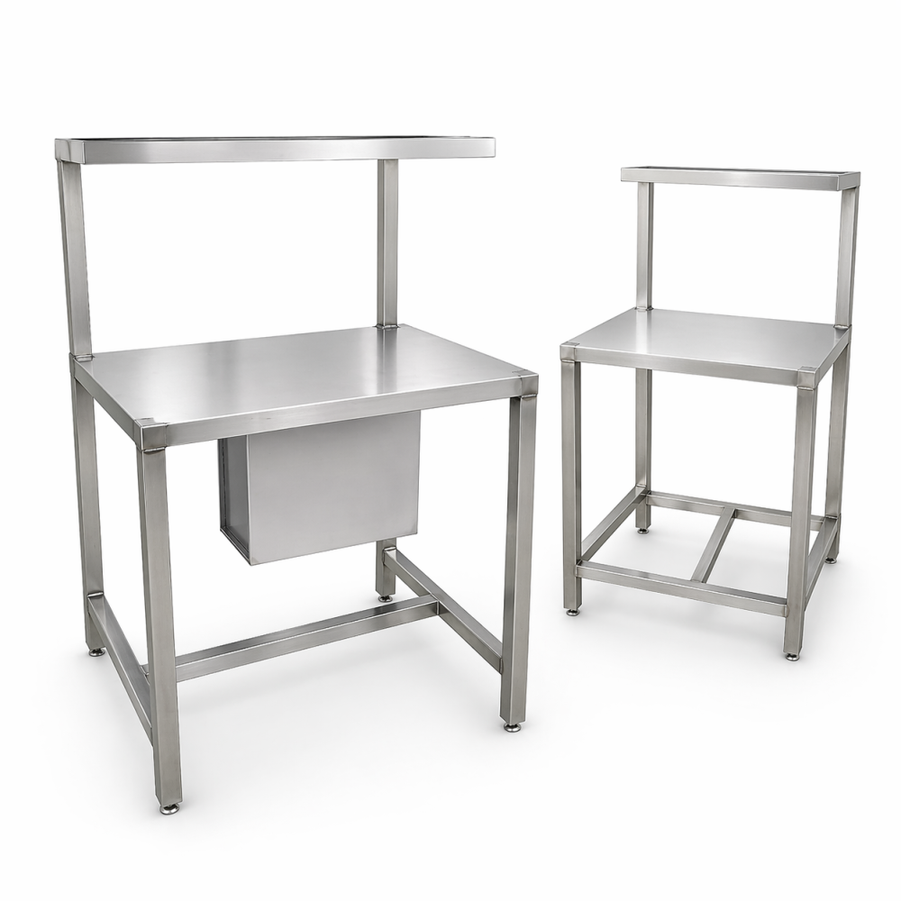 Stainless steel table
