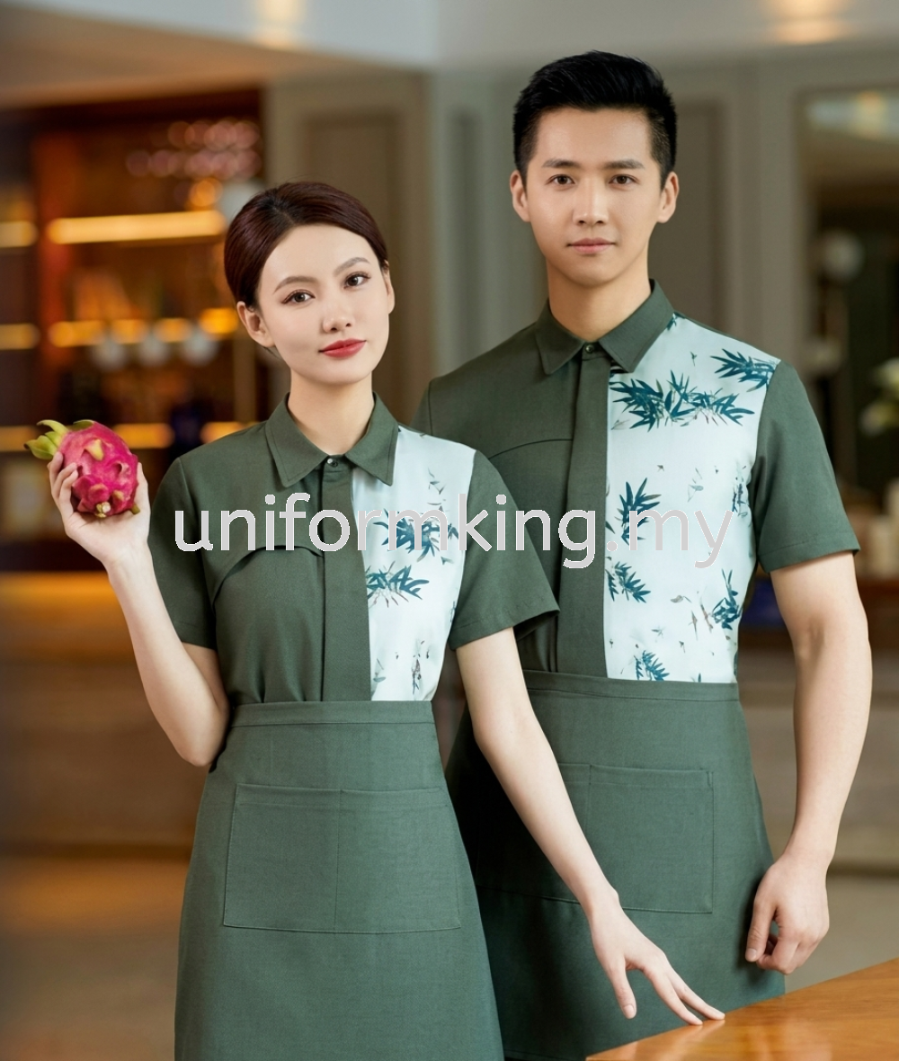 Custom F&B Uniform Malaysia | Restaurant, Cafe & Hotel Staff Uniform | Barista, Waiter, Chef & Crew Workwear