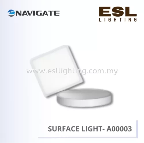 NAVIGATE Panel Light A00003 Surface Light - NT-SM5012RA 12W / NT-SM8018RA 18W / NT-SM1024RA 24W / NT-SM5012SA 12W / NT-SM8018SA 18W / NT-SM1024SA 24W