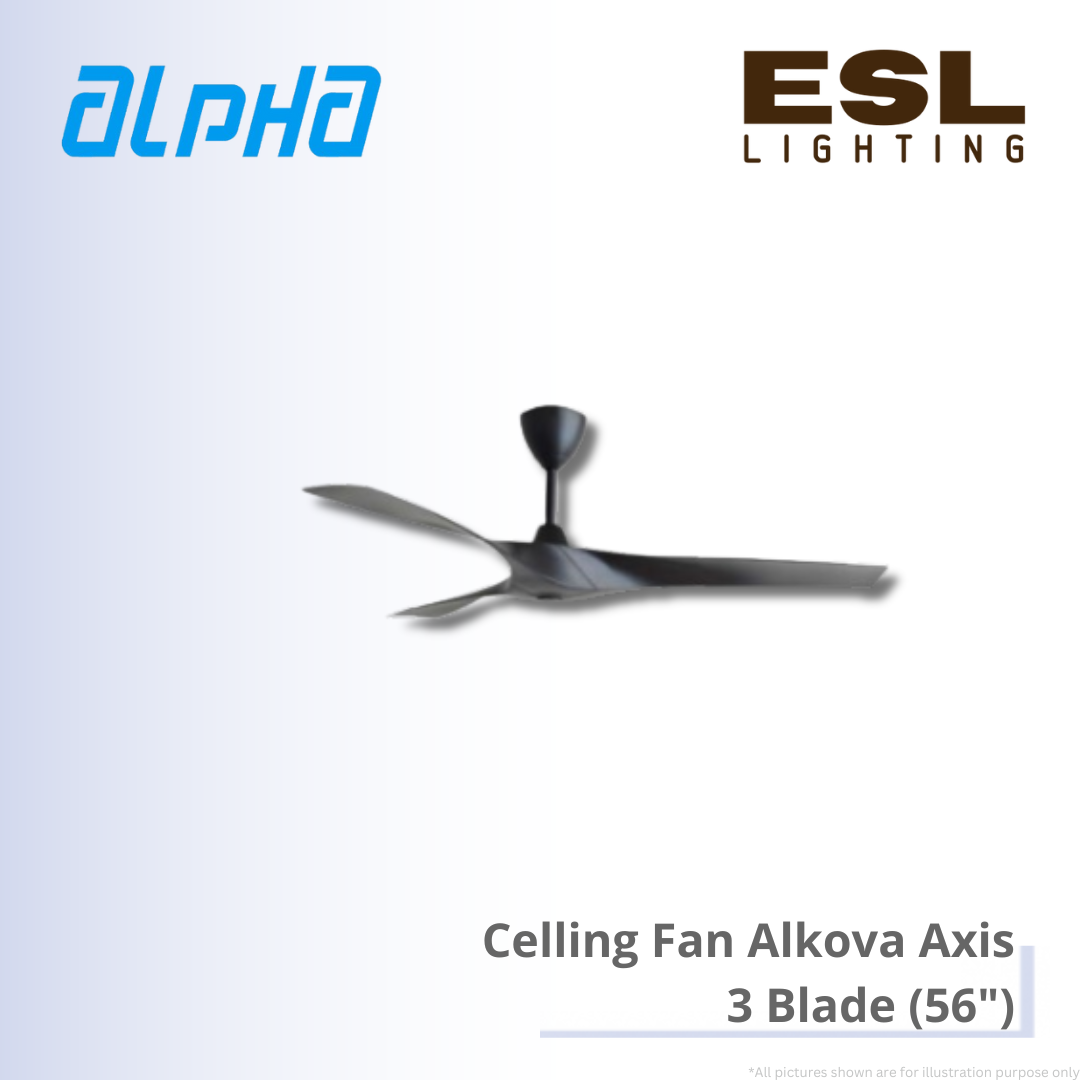 ALPHA Celling Fan Alkova Axis - 3 Blade (56")