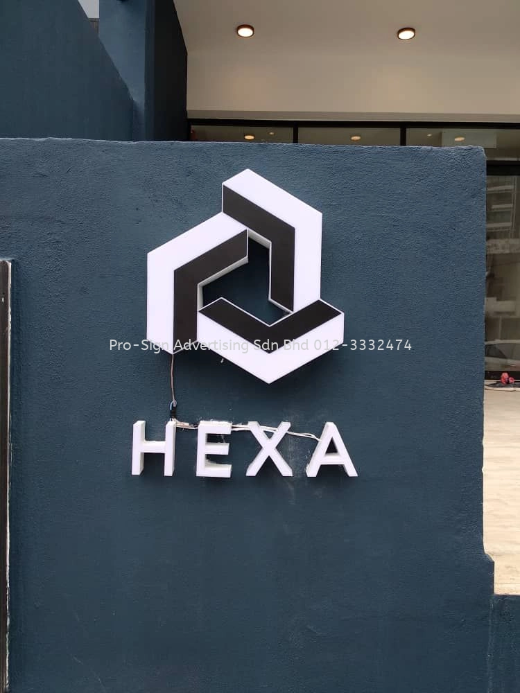 3D BOX UP LED FRONT LIT (HEXA HOTEL, KL, 2019)