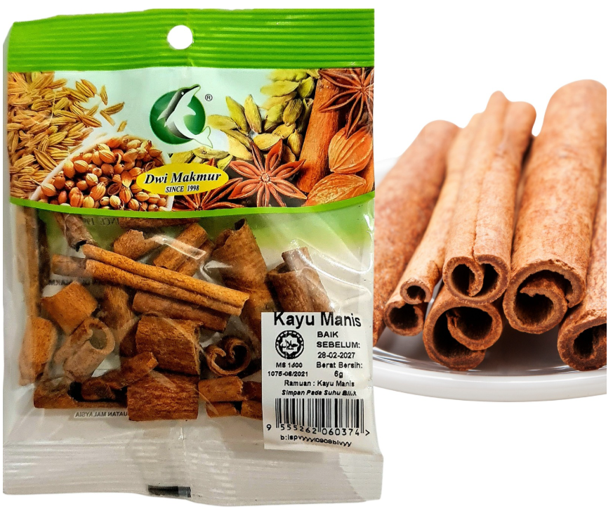 Cinnamon 6 Grams RM1.60 X 5 Units C.Dwi Makmur