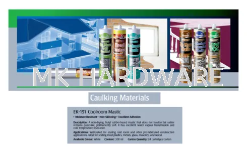 CAULKING MATERIALS